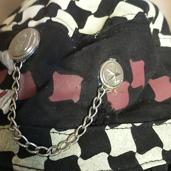 NWOT Punk Checkered hat cap - Picture 5 of 6